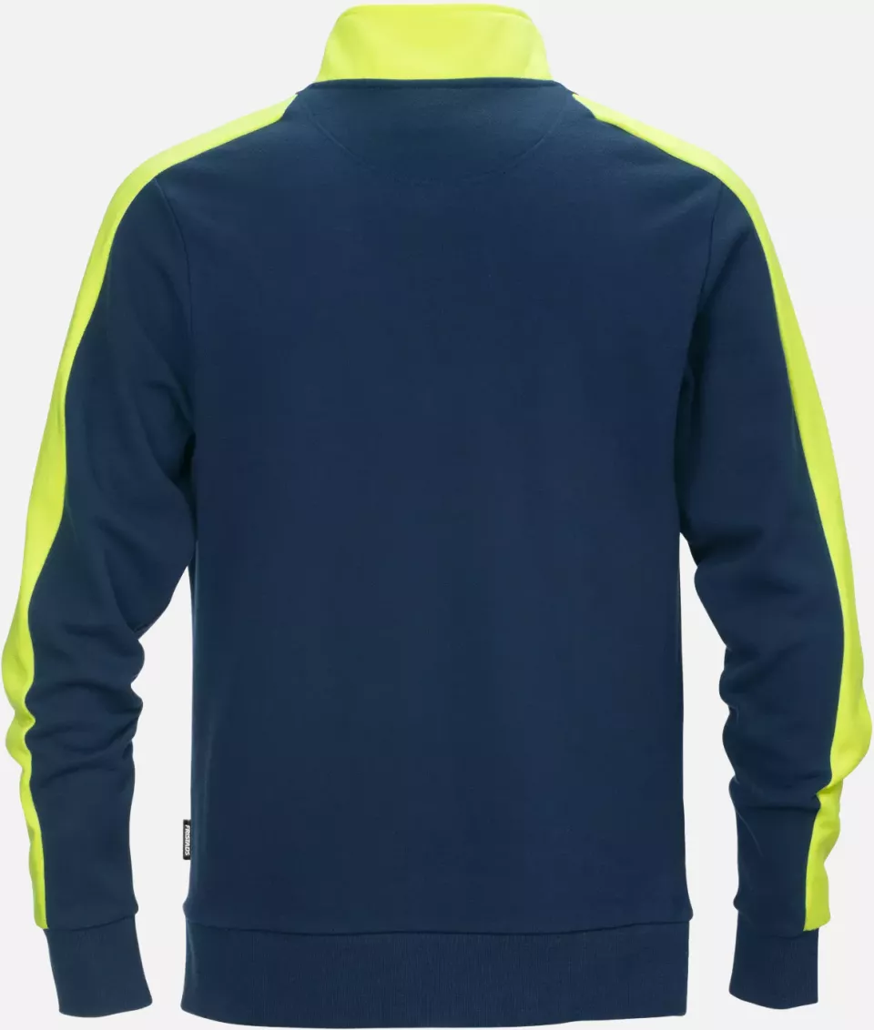 Fristads 111263-540, Half Zip Sweatshirt 7449 RTS, image 2, gallery thumbnail