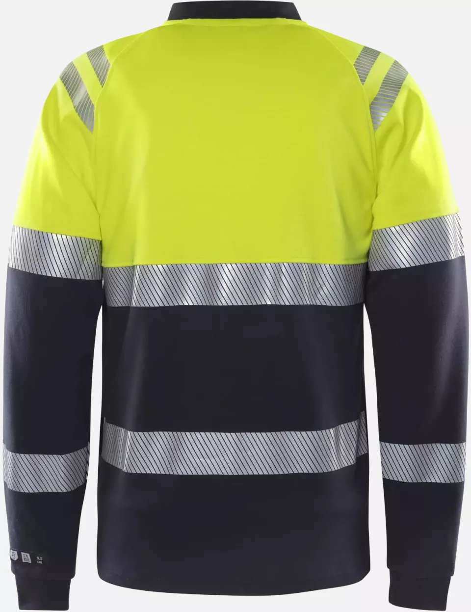 Fristads 133268-171, Flamestat High Vis Long Sleeve T-Shirt Class 1 7107 TFL, image 2, gallery thumbnail
