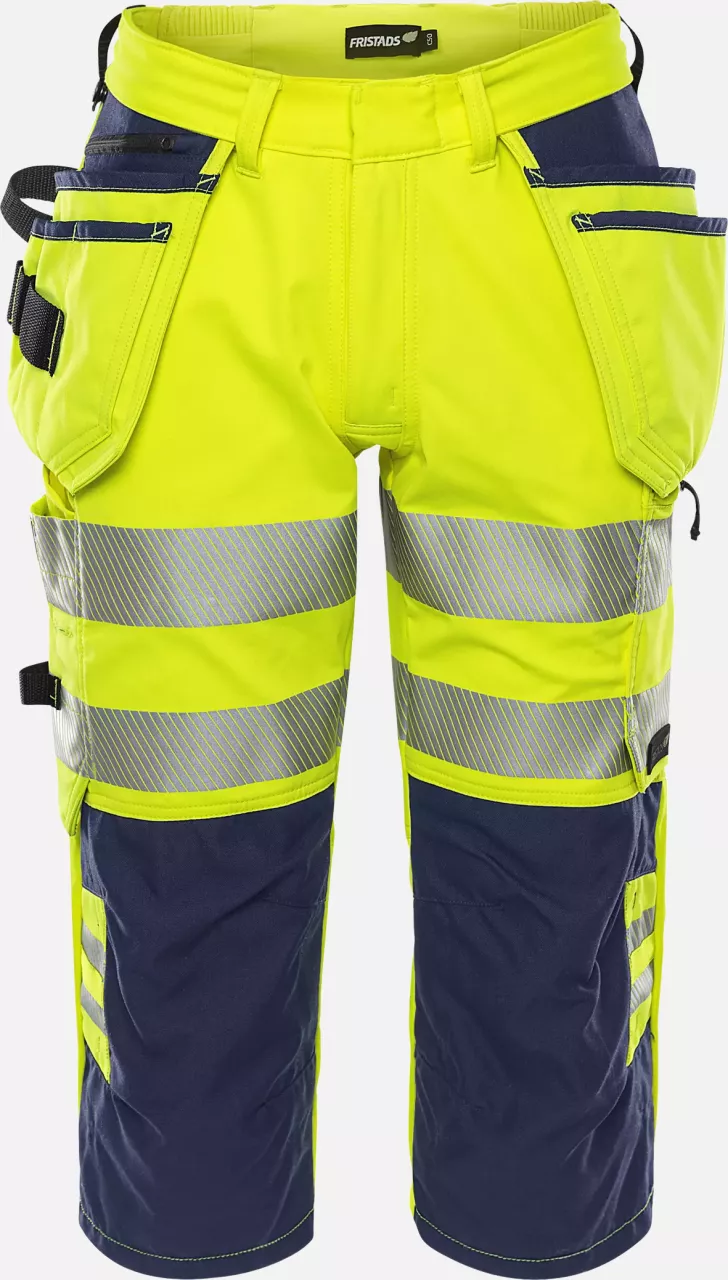 Fristads 301056-171, High Vis Stretch-3/4-Hose Klasse 2 2666 GSTP, image 1, gallery thumbnail