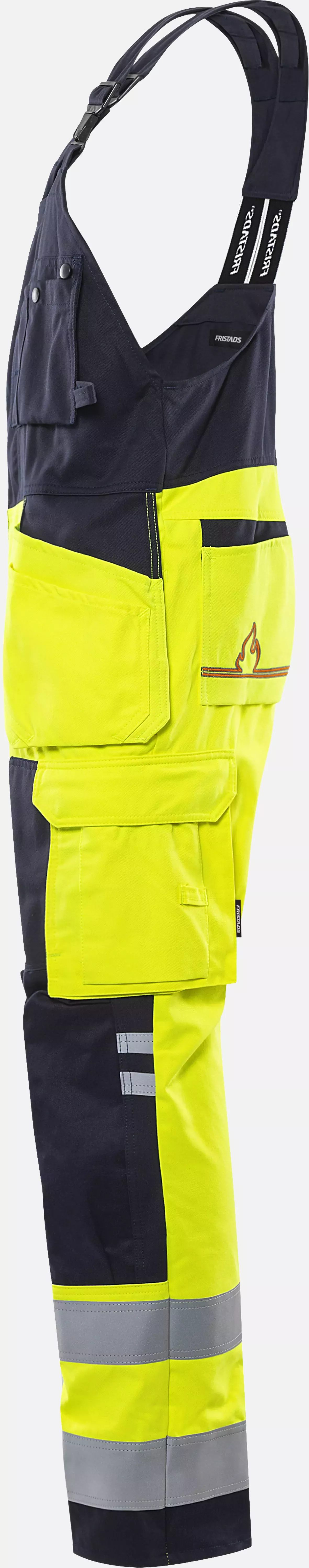 Fristads 109419-171, Flamestat High Vis Bib and Brace Class 2 1075 ATHS, image 3