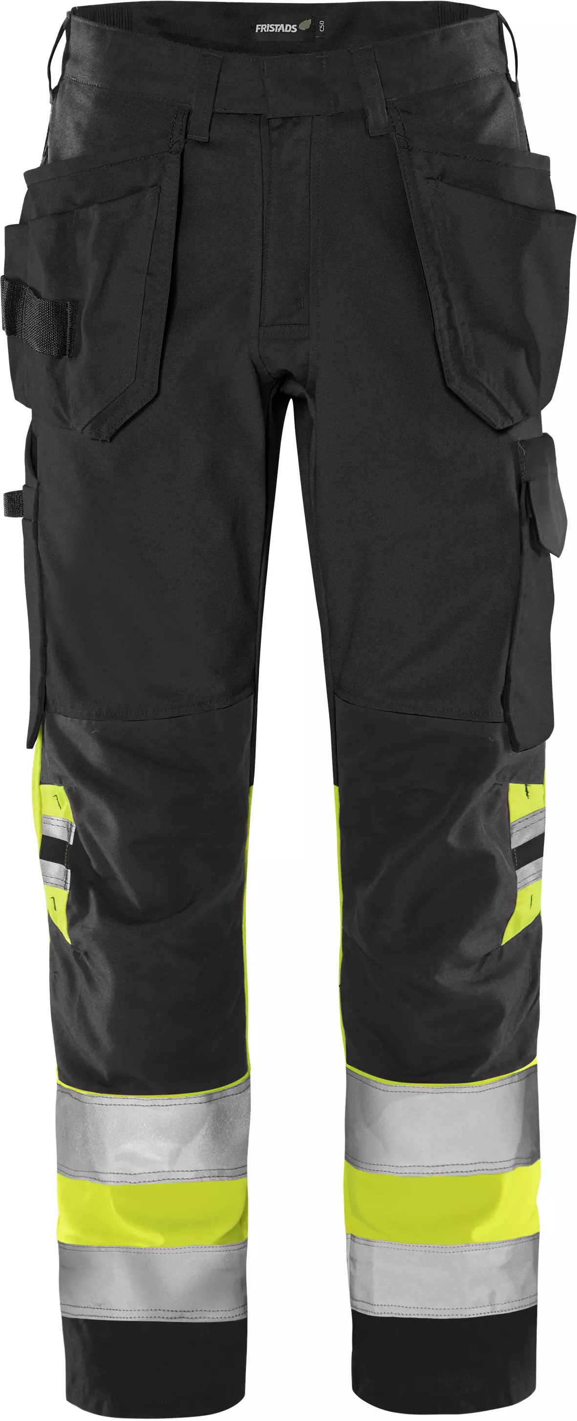 Fristads 131975-196, Green High Vis Craftsman Pants Class 1 2640 GPLU