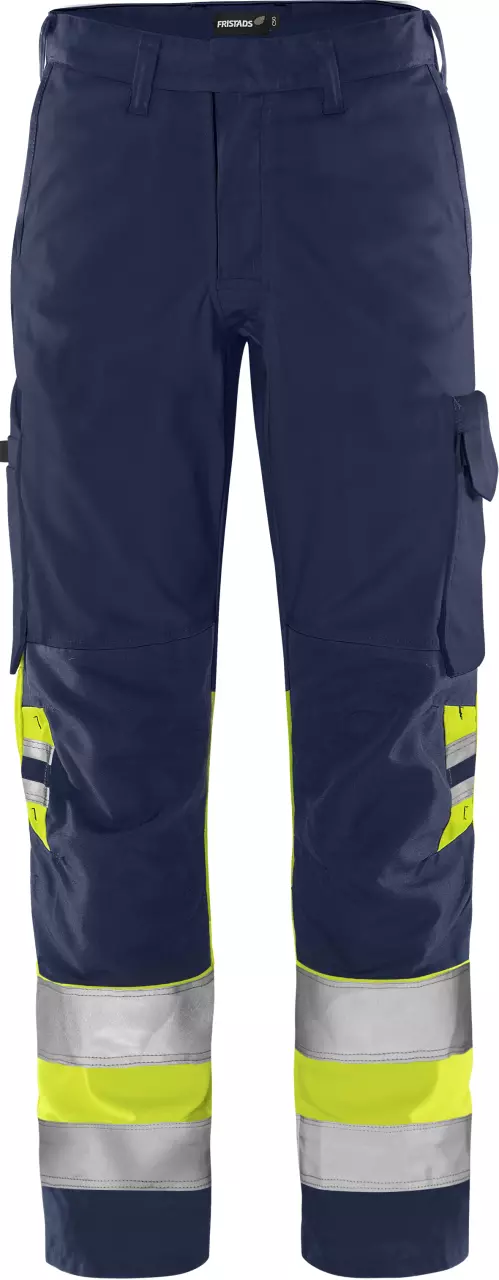 Fristads 134238-171, Green High Vis Trousers Class 1 2649 GPLU