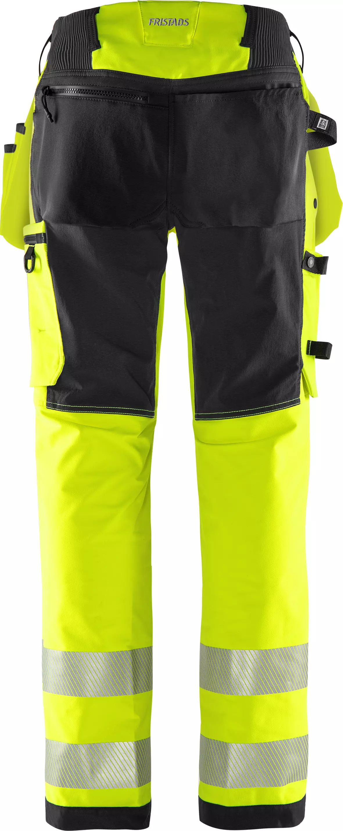 Fristads 134188-196, Green High Vis Craftsman Stretch Trousers Class 2 2644 GSTP, image 2