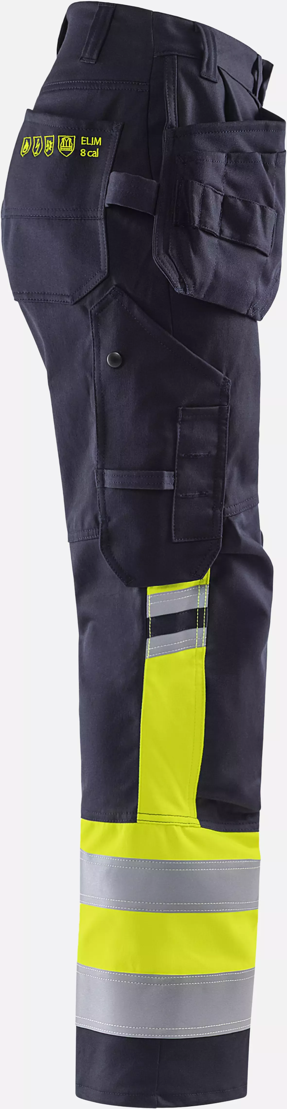 Fristads 129521-171, Flamestat High Vis Stretch-Handwerkerhose Damen, Klasse 1 2171 ATHF, image 4