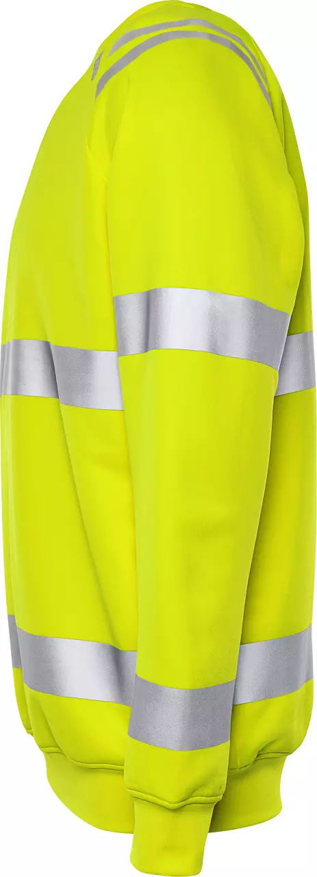 Fristads 301023-130, High Vis Sweatshirt Class 3 7862 GPSW, image 3, gallery thumbnail