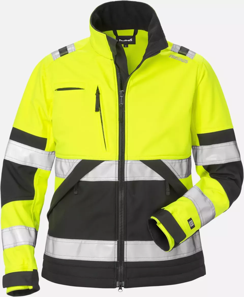 Fristads 125023-196, High Vis Softshell Jacket Ladies Class 2 4183 WYH, image 1, gallery thumbnail