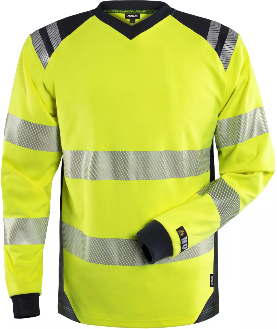 Fristads 131147-171, Flamestat High Vis Langarm-T-Shirt Klasse 3 7359 TFL