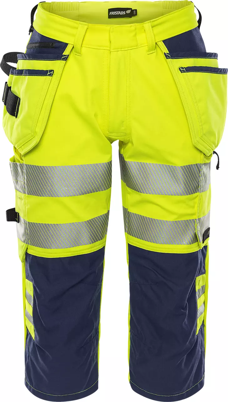 Fristads 301056-171, High Vis Stretch 3/4 Pants Class 2 2666 GSTP