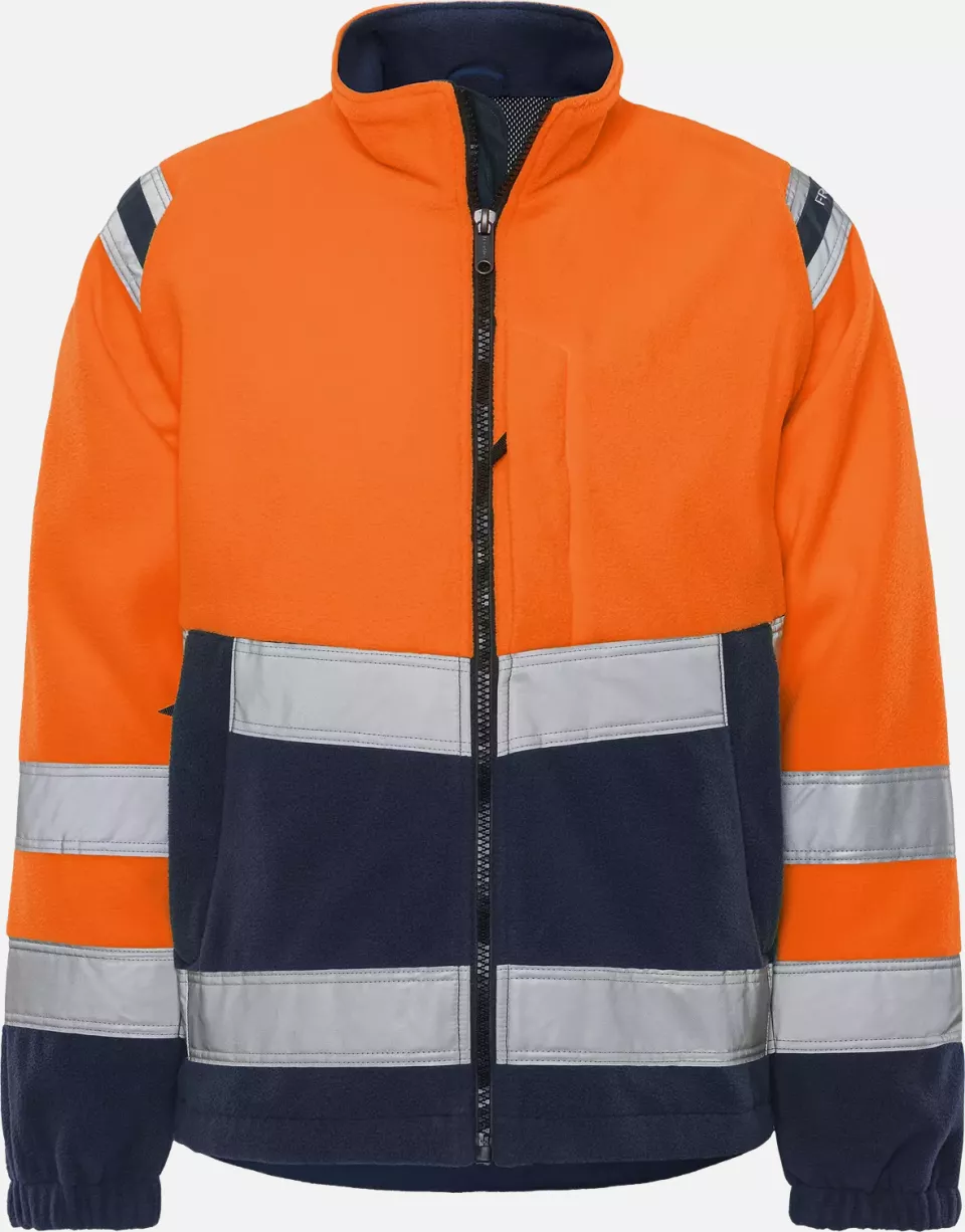 Fristads 119625-271, High Vis Fleece Jacket Class 3 4041 FE, image 1, gallery thumbnail