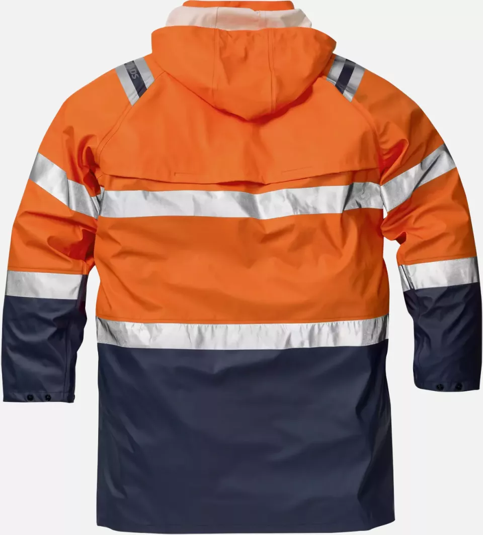 Fristads 114040-271, High Vis Regenmantel Klasse 3 4634 RS, image 2, gallery thumbnail