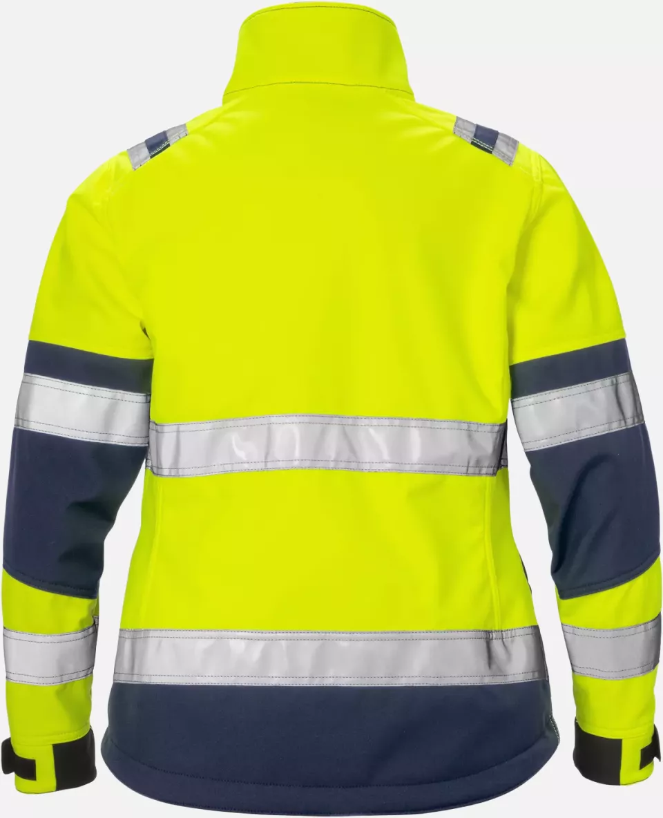 Fristads 125023-171, High Vis Softshell-Jacke Damen Klasse 2 4183 WYH, image 2, gallery thumbnail