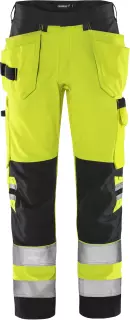 Fristads 131981-196, Green High Vis Craftsman Trousers Class 2 2641 GPLU