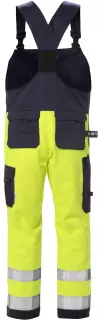 Fristads 126510-171, Flame High Vis Bib Overall Class 2 1584 FLAM, image 2, gallery thumbnail
