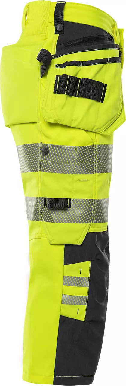 Fristads 301056-196, High Vis Stretch 3/4 Pants Class 2 2666 GSTP, image 5, gallery thumbnail