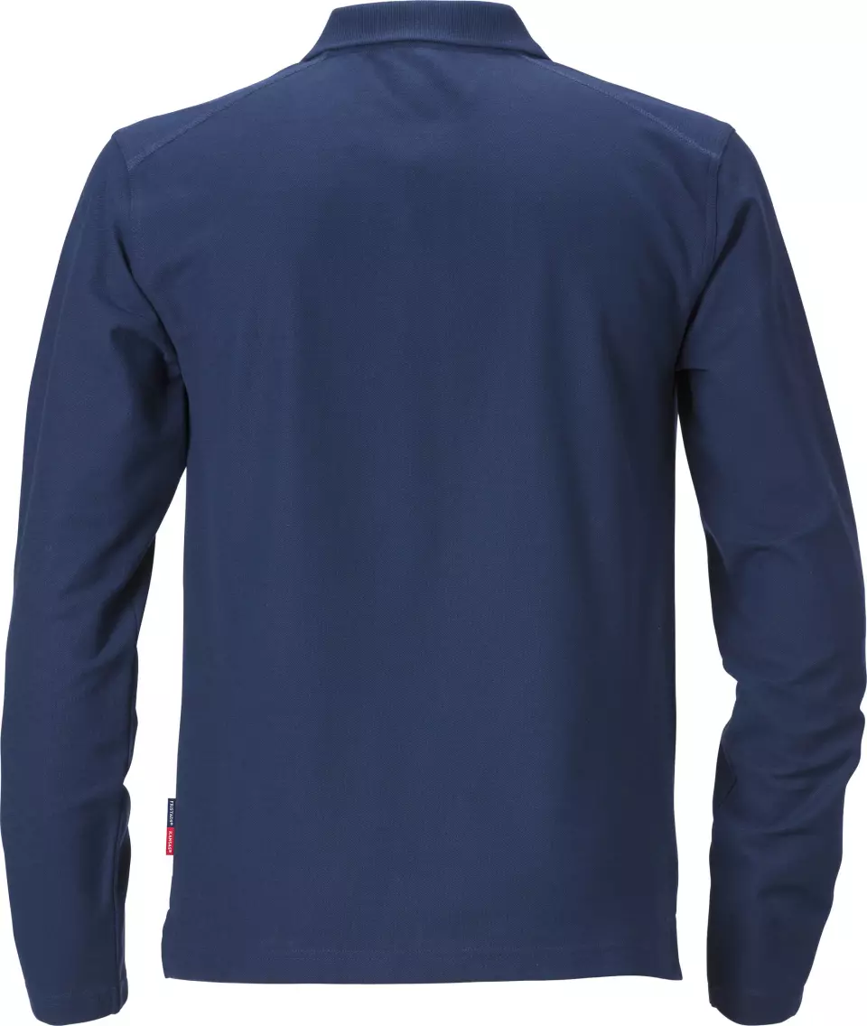 Fristads 100781-540, Long Sleeve Polo Shirt 7393 PM, image 2, gallery thumbnail