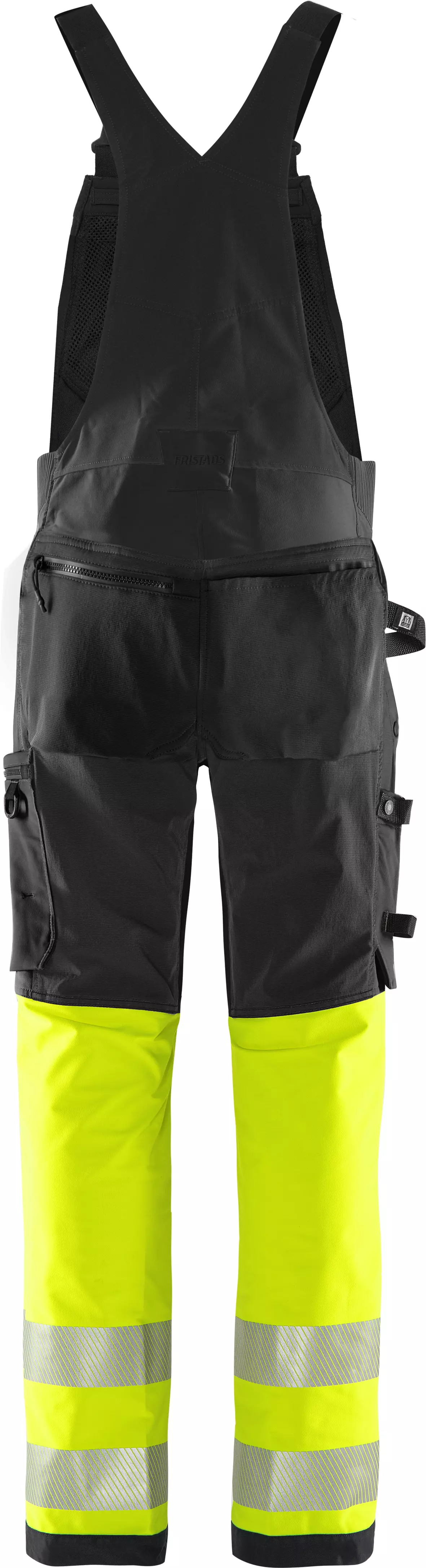 Fristads 134244-196, Green High Vis Stretch Bib Overall Class 1 1032 GSTP, image 2