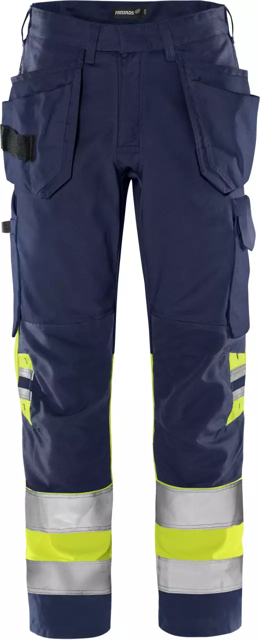Fristads 131975-171, Green High Vis Craftsman Pants Class 1 2640 GPLU