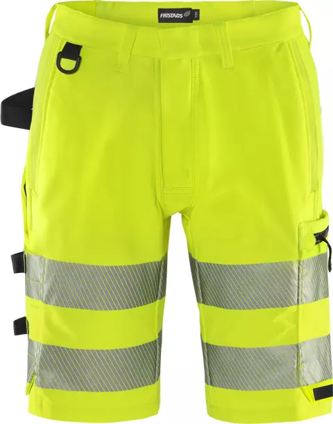 Fristads Green High Vis Stretch Shorts Class 2 2648 GSTP