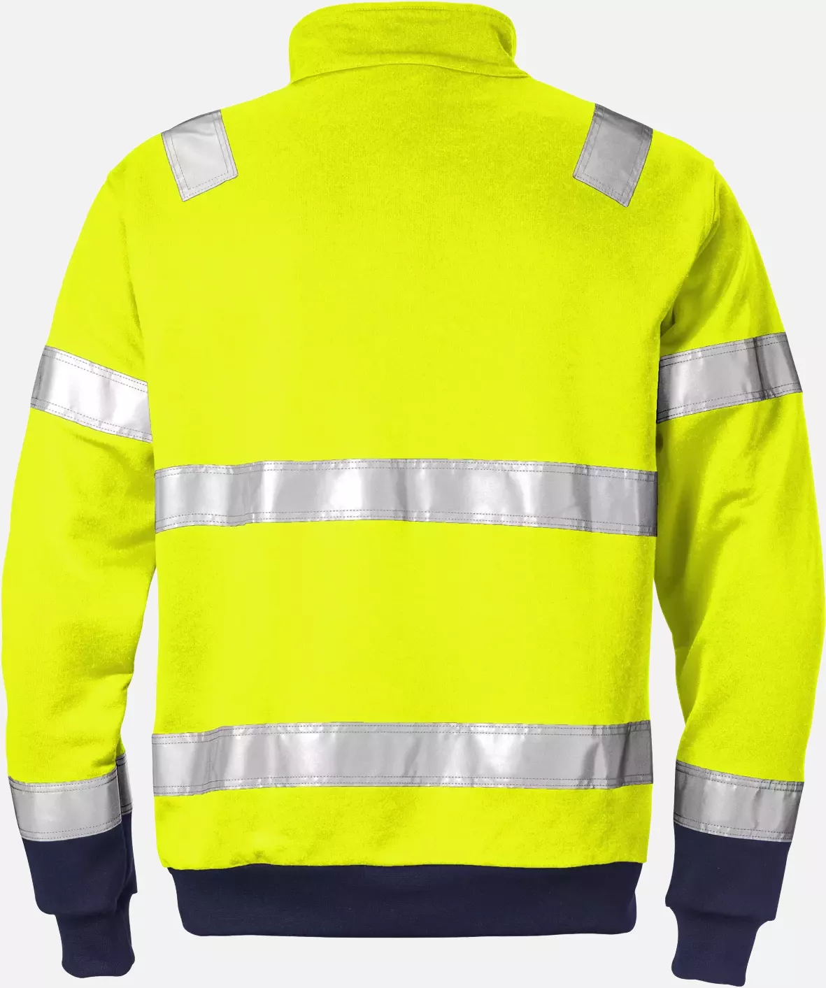 Fristads 100134-171, High Vis Zip Sweatshirt Class 3 728 SHV, image 2