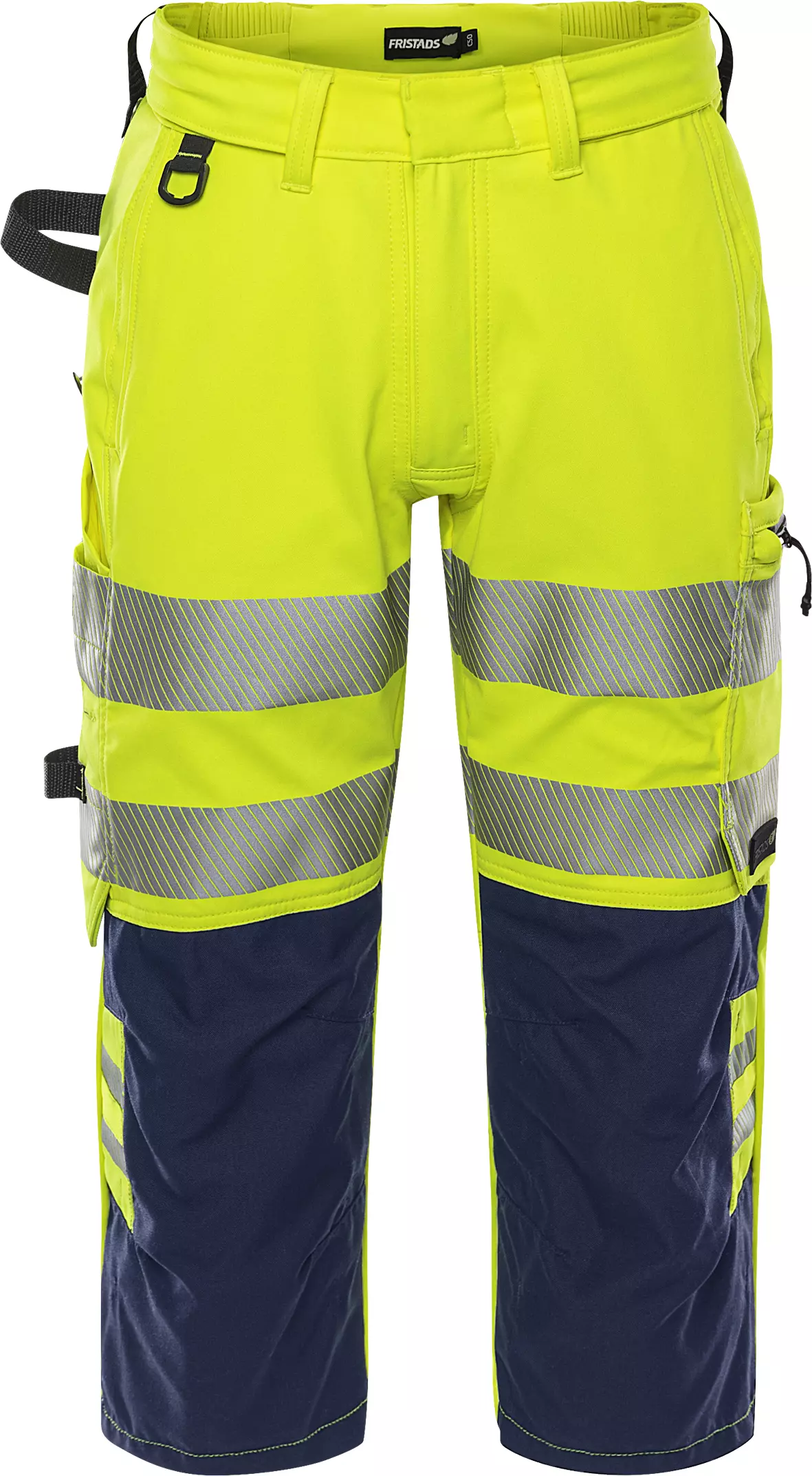 Fristads 301056-171, High Vis Stretch 3/4 Pants Class 2 2666 GSTP, image 3