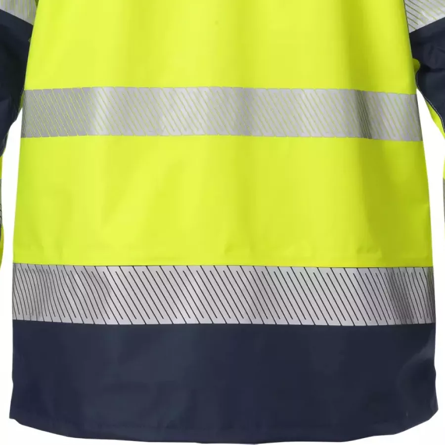 **Verlängerter Rücken** bietet zusätzliche Abdeckung, damit Sie beim Bücken oder Strecken komfortabel und geschützt bleiben.