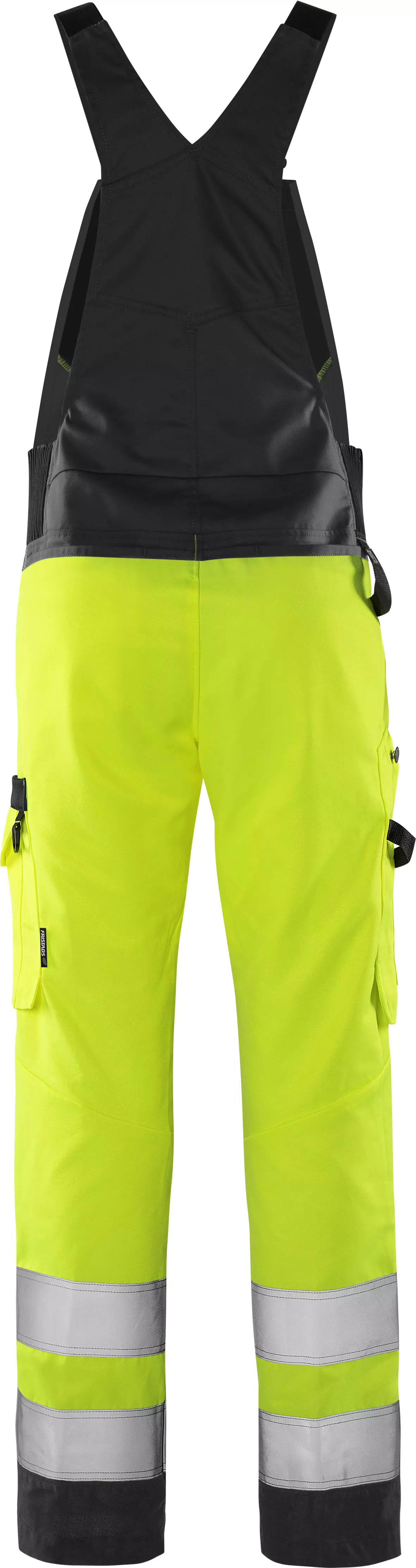 Fristads 131985-196, Green High Vis Latzhose Klasse 2 1030 GPLU, image 2