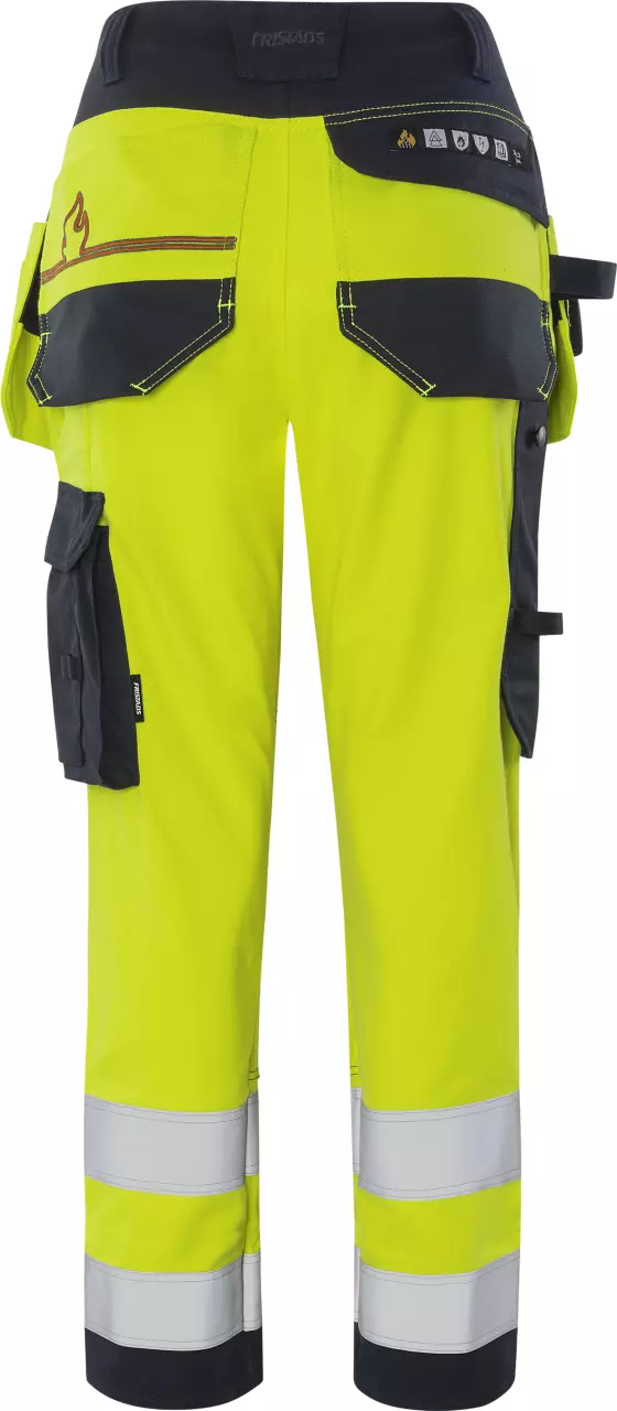 Fristads 300374-171, Flamestat High Vis Handwerker Stretch Hose Klasse 2 Damen 2164 ATHF, image 2, gallery thumbnail