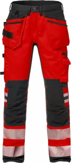 Fristads 127734-396, High Vis Craftsman Stretch Trousers Class 2 2707 PLU