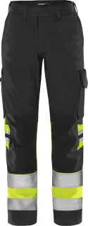 Fristads 131983-196, Green High Vis Women's Trousers Class 1 2652 GPLU
