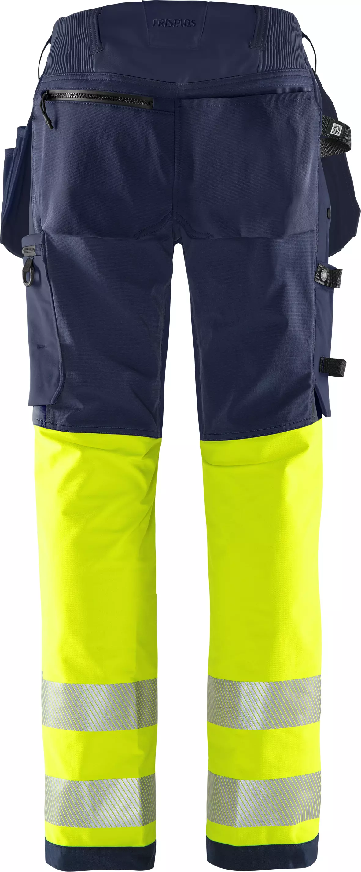 Fristads 134187-171, Green High Vis Craftsman Stretch Trousers Class 1 2643 GSTP, image 2