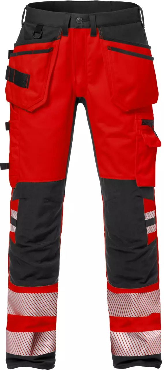 Fristads High Vis Craftsman Stretch Trousers Class 2 2707 PLU