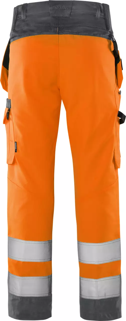 Fristads 131981-286, Green High Vis Handwerkerhose Klasse 2 2641 GPLU, image 2, gallery thumbnail