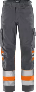 Fristads 134271-286, Green High Vis Trousers Class 1 2668 GPLU