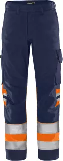 Fristads 134238-271, Green High Vis Trousers Class 1 2649 GPLU