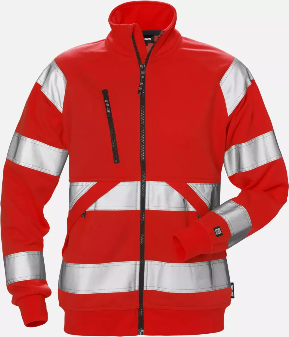 Fristads 126535-330, High Vis Sweatjacke Damen Klasse 3 7427 SHV, image 1, gallery thumbnail