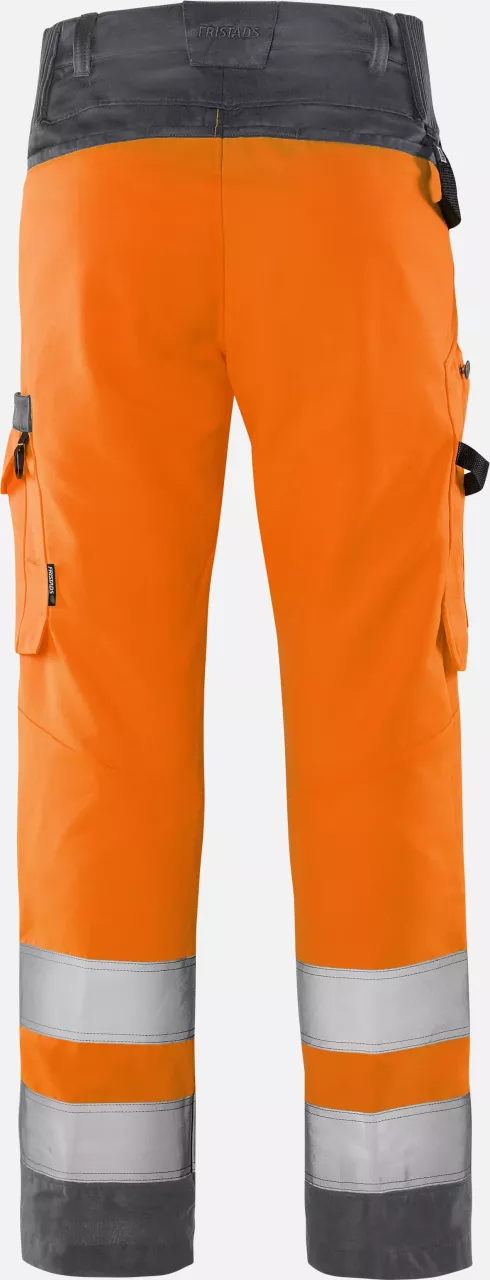 Fristads 131982-286, Green High Vis Trousers Class 2 2651 GPLU, image 2, gallery thumbnail