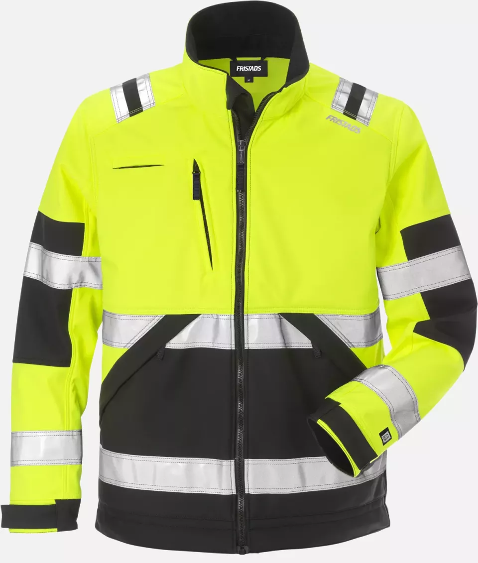 Fristads 125024-196, High Vis Softshell Jacket Class 2 4083 WYH, image 1, gallery thumbnail