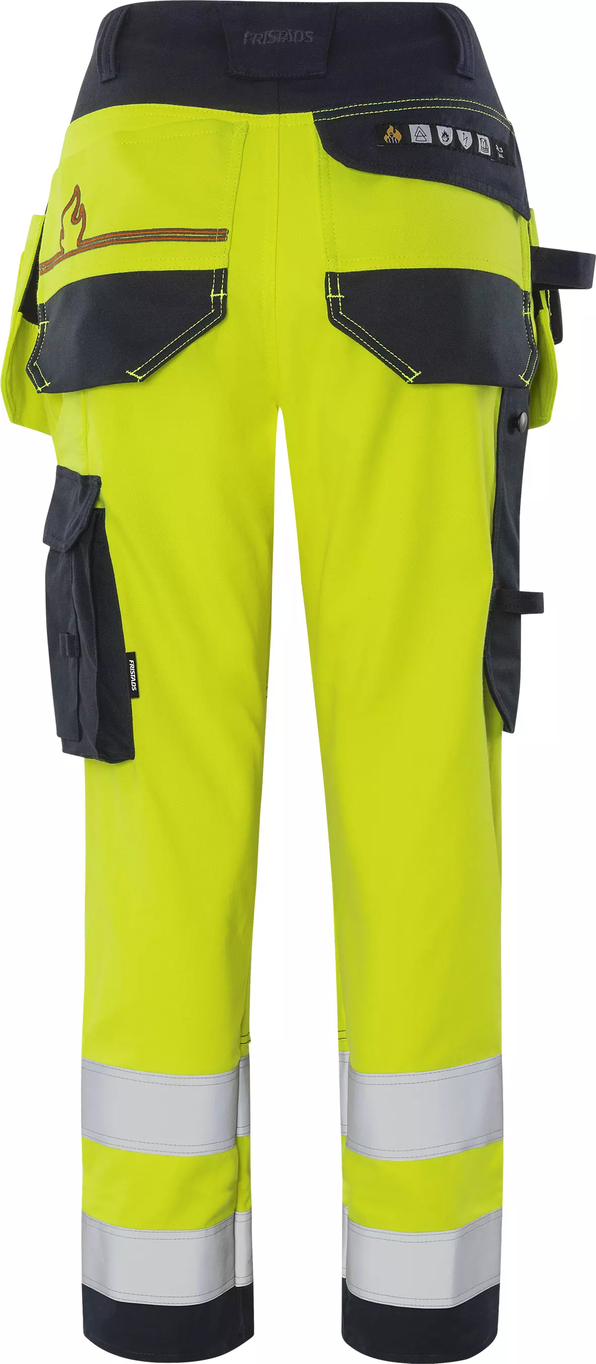 Fristads 300374-171, Flamestat High Vis Handwerker Stretch Hose Klasse 2 Damen 2164 ATHF, image 2
