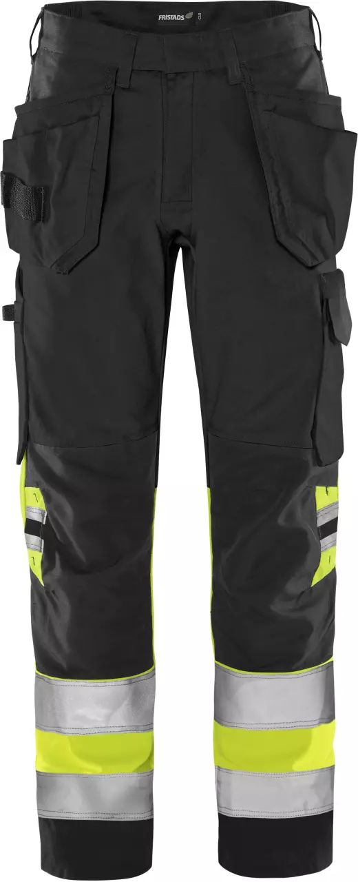 Fristads 131975-196, Green High Vis Craftsman Pants Class 1 2640 GPLU