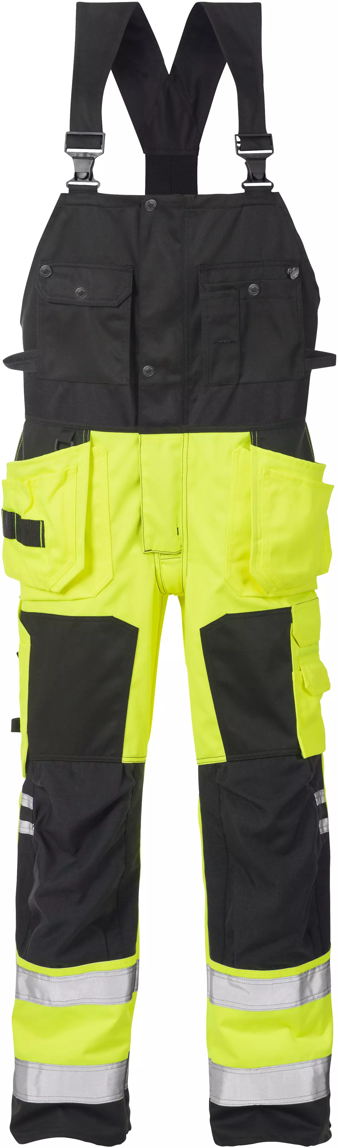 Fristads 101018-196, High Vis Handwerkerlatzhose Klasse 2 1014 PLU, image 1