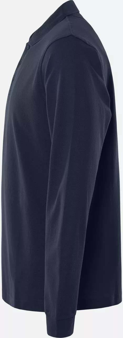Fristads 100220-544, Acode Long Sleeve Polo Shirt 1722 PIQ, image 3, gallery thumbnail