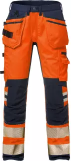 Fristads 127734-271, High Vis Craftsman Stretch Trousers Class 2 2707 PLU