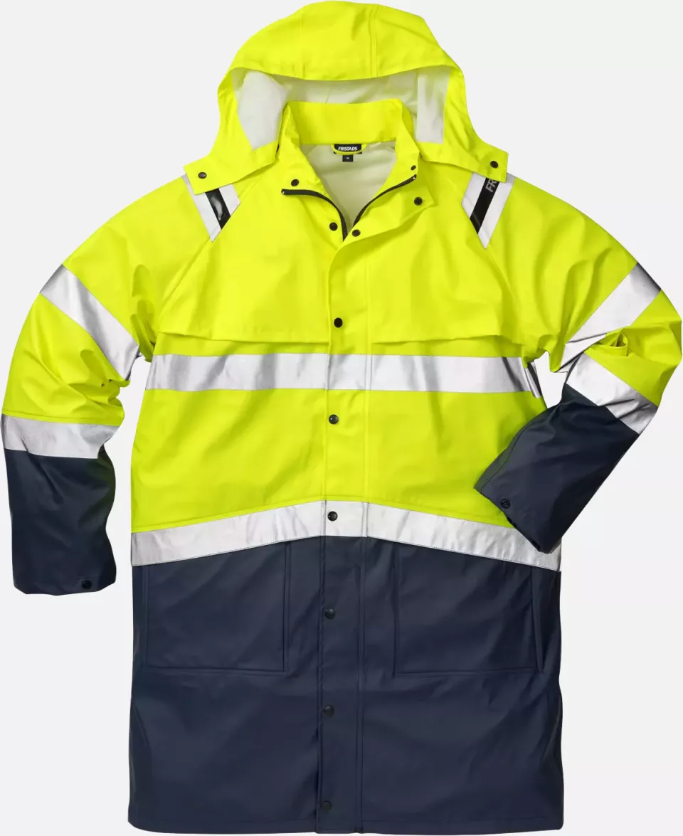 Fristads 114040-171, High Vis Rain Coat Class 3 4634 RS, image 1, gallery thumbnail