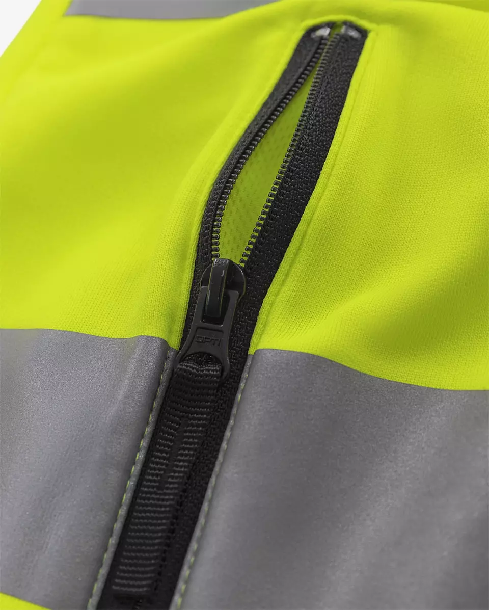 Fristads 301024-130, High Vis Sweatjacket Class 3 7863 GPSW, image 7, gallery thumbnail
