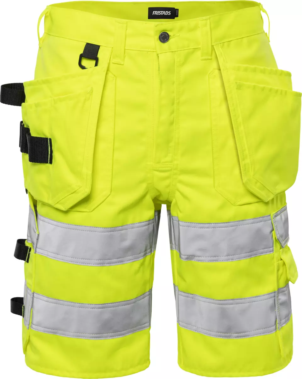 Fristads 100977-130, High Vis Craftsman's Shorts Class 2 2028 PLU