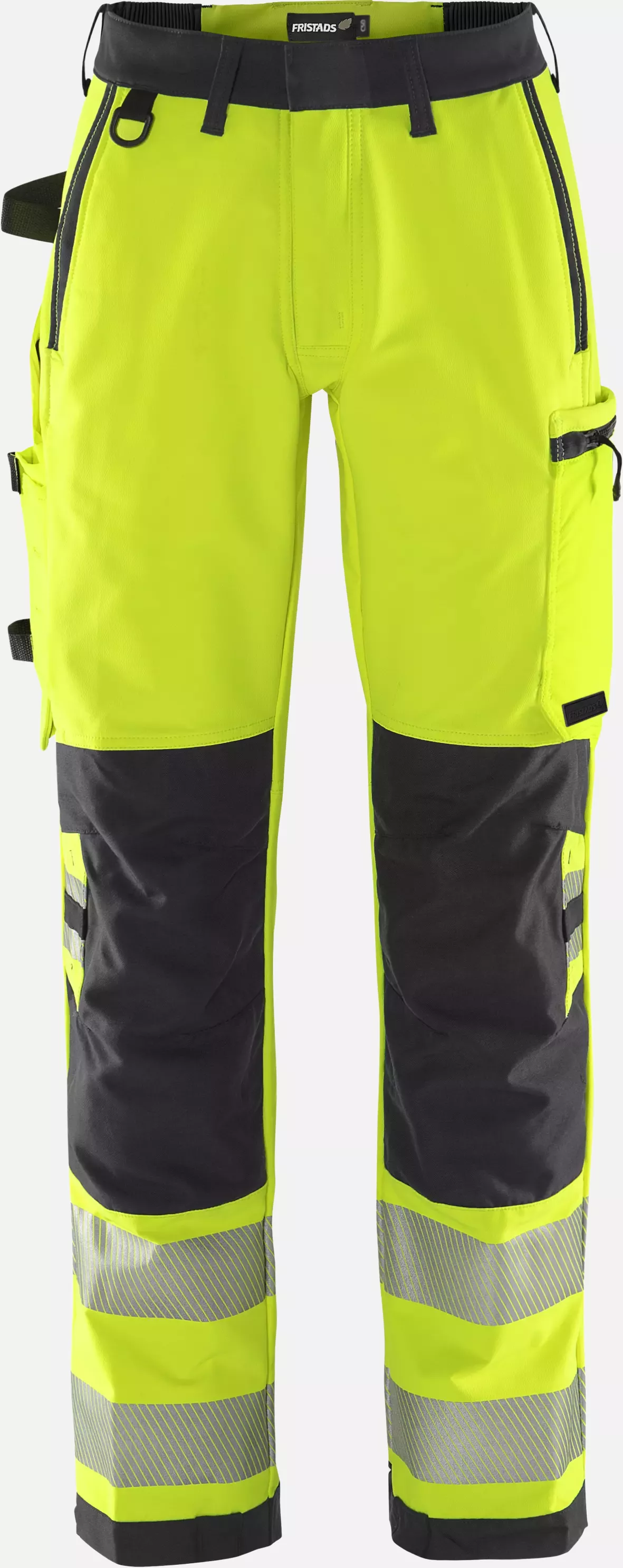 Fristads 134241-196, Green High Vis Stretch Trousers Ladies Class 2 2665 GSTP, image 1