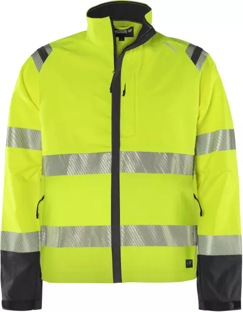 Fristads Green High Vis Stretch Jacket Class 3 4647 GSTP