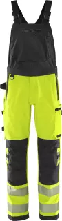 Fristads 134190-196, Green High Vis Stretch Bib and Brace Class 2 1031 GSTP