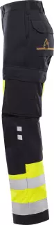 Fristads 122197-171, Flamestat Ladies' High Vis Trousers Class 1 2776 ATHS, image 4, gallery thumbnail