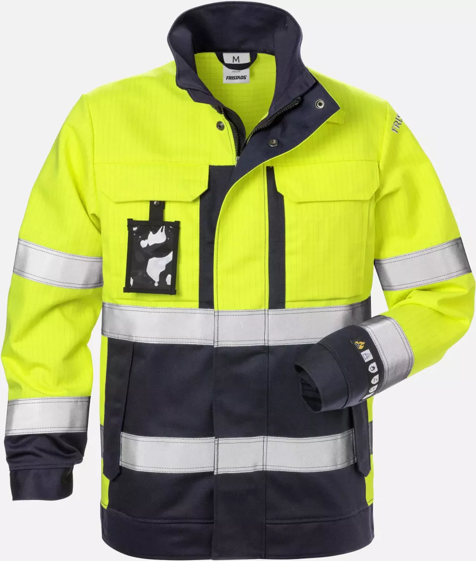 Fristads 125952-171, Flame High Vis Jacke Damen Klasse 3 4590 FLAM, image 2, gallery thumbnail
